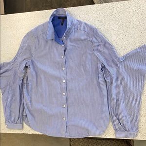 Bcbg maxazria  pin strip blouse